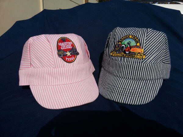 Two ENGINEER HATS in pink and Black color